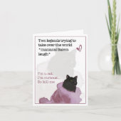 Viel Glück Feiertagskarte (Vorderseite)