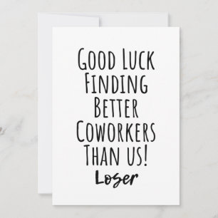 viel Glück finden bessere Mitarbeiter als US Squar Einladung