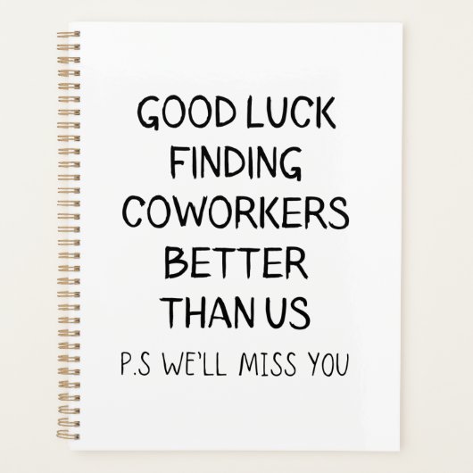 Viel Glück finden bessere Mitarbeiter als US-T - S Planer (Vorderseite)