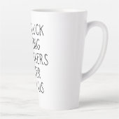 Viel Glück finden Mitarbeiter besser als wir Kaffe Milchtasse (Rechts)