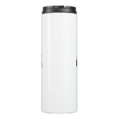 Viel Glück finden Mitarbeiter besser als wir Kaffe Thermosbecher (Rückseite)