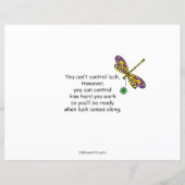 Viel Glück_Flachpapier Blatt 11"x8.5" (Rückseite)