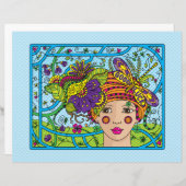 Viel Glück_Flachpapier Blatt 11"x8.5" (Vorne/Hinten)