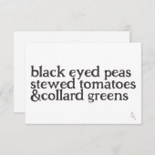 Viel Glück Flat Notecard Mitteilungskarte (Vorne/Hinten)