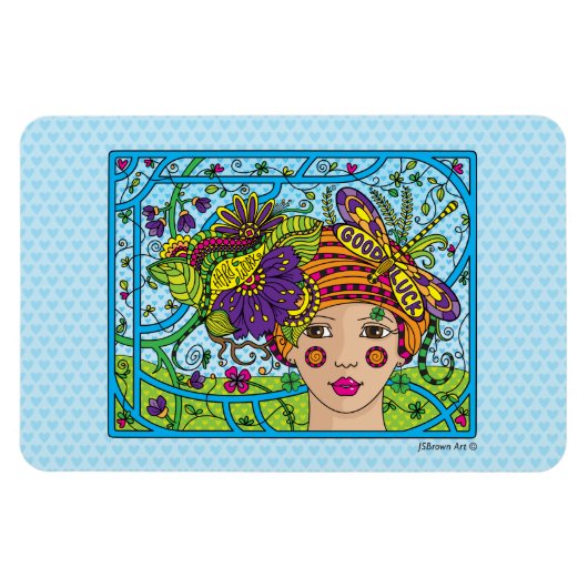 Viel Glück_Flexible Magnet 6"x4" (Horizontal)