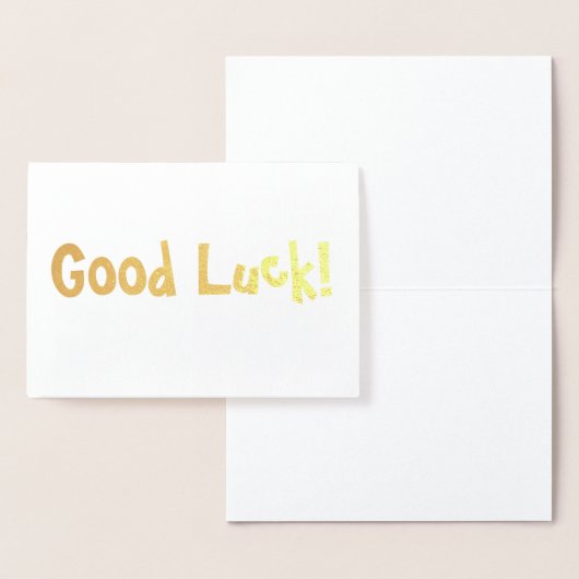 Viel Glück! Folienkarte (Anzeige)