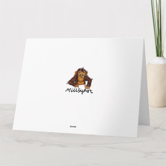 Viel Glück Funny Faces Card Karte (Rückseite)