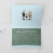 Viel Glück für Ostern! (Osterkarte) Dankeskarte (Innenseite)