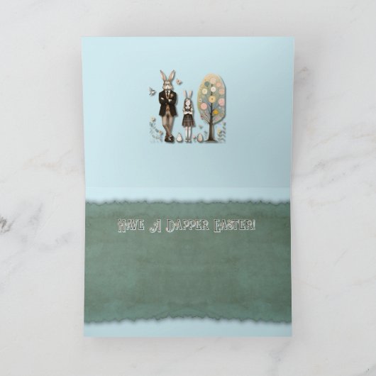 Viel Glück für Ostern! (Osterkarte) Dankeskarte (Innenseite)