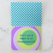 Viel Glück für Schullehrer, große Grußkarte Karte (Innenseite)