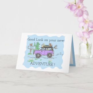 Viel Glück für Zukunftszufriedenheit Karte