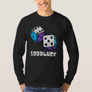 Viel Glück Game Night Retro Casino Spielkasino Cas T-Shirt