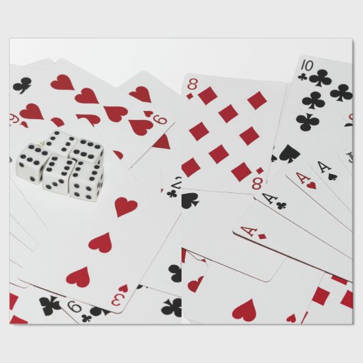 Viel Glück Geschenkpapier (Saum)