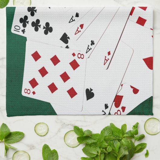 Viel Glück Geschirrtuch (Gefaltet)