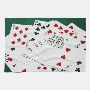 Viel Glück Geschirrtuch