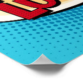 Viel Glück-Grafik Poster (Ecke)