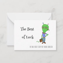 Viel Glück Gratulationen Cards für neue Arbeit