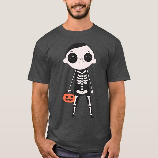 Viel Glück Halloween Halloween Zombie Vintag T-Shirt (Vorderseite)