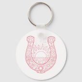 Viel Glück Horseshoe Schlüsselanhänger (Vorderseite)