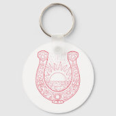 Viel Glück Horseshoe Schlüsselanhänger (Rückseite)