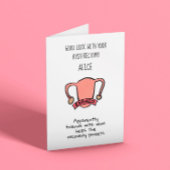 Viel Glück Hysterektomie Erholung Karte