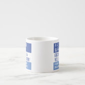 Viel Glück in Ihrem neuen Job - Espressotasse (Vorderseite)