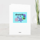 VIEL GLÜCK IN IHREN PRÜFUNGEN WERDE ICH AN SIE DEN KARTE (Rückseite)