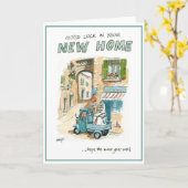 Viel Glück in Ihrer neuen Zuhause-Grußkarte Karte (Gelbe Blume)