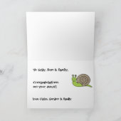 Viel Glück in Ihrer neuen Zuhause / Haussnails Karte (Innenseite)