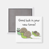 Viel Glück in Ihrer neuen Zuhause ! Magnet (Vorderseite/Rückseite)