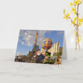 Viel Glück in Vegas. Karte (Gelbe Blume)