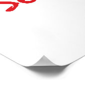 Viel Glück in vielen Sprachen farbenfroh Poster (Ecke)