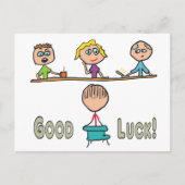 Viel Glück-Interview Postkarte (Vorderseite)