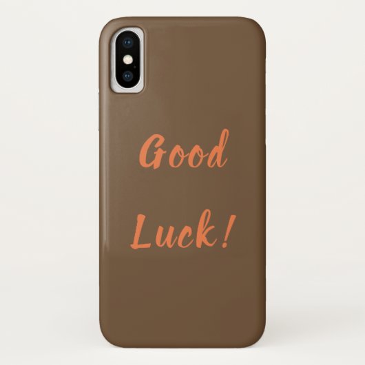 Viel Glück IPhone Case (Rückseite)