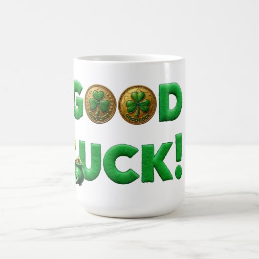 Viel Glück Kaffeetasse (Mittel)