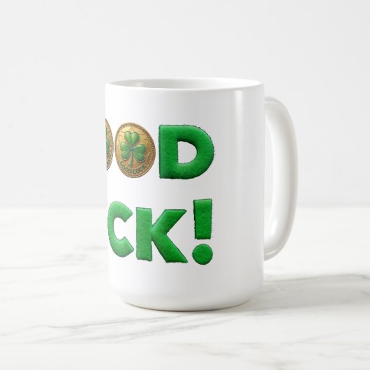 Viel Glück Kaffeetasse (VorderseiteRechts)