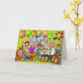 Viel Glück Karte (Gelbe Blume)