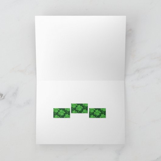 Viel Glück. Karte (Innenseite)