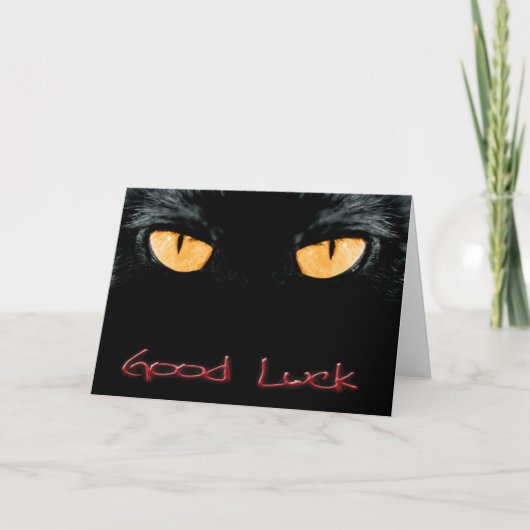 Viel Glück Karte (Vorderseite)