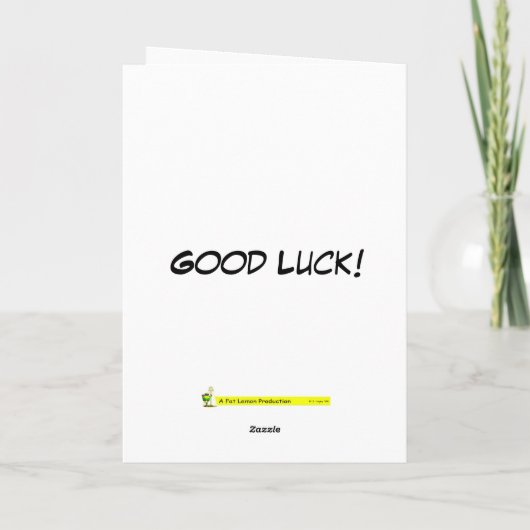 Viel Glück! - Karte (Rückseite)