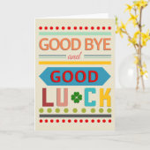 Viel Glück Karte (Gelbe Blume)