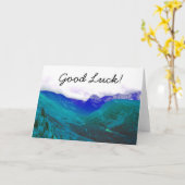 Viel Glück-Karte - Karte (Gelbe Blume)