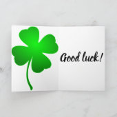 Viel Glück-Karte Karte (Innenseite)