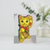 viel Glück Katzen! Postkarte (Stehend Vorderseite)