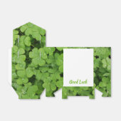 Viel Glück-Kleeblattverpackung Geschenkschachtel (Ungefaltet)
