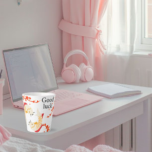 Viel Glück Koi Fisch mit Sakura   Elegant Japanisc Milchtasse