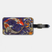 viel Glück koi Gepäckanhänger (Rückseite horizontal)