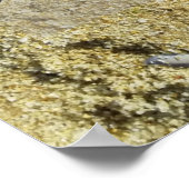 Viel Glück kommt durch Kuffeln von Zitat-Poster Poster (Ecke)