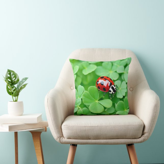 Viel Glück Ladybug Kissen (Stuhl )