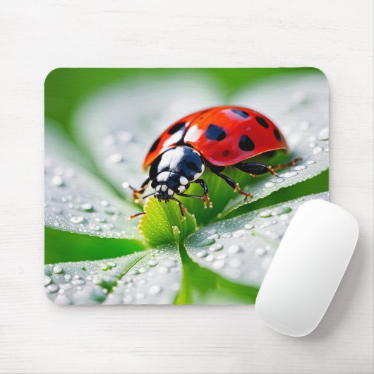 Viel Glück Ladybug Mousepad (Mit Mouse)